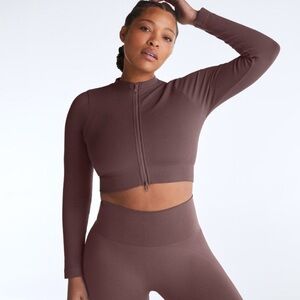 Set Active Sculptflex zip up NWOT in proper